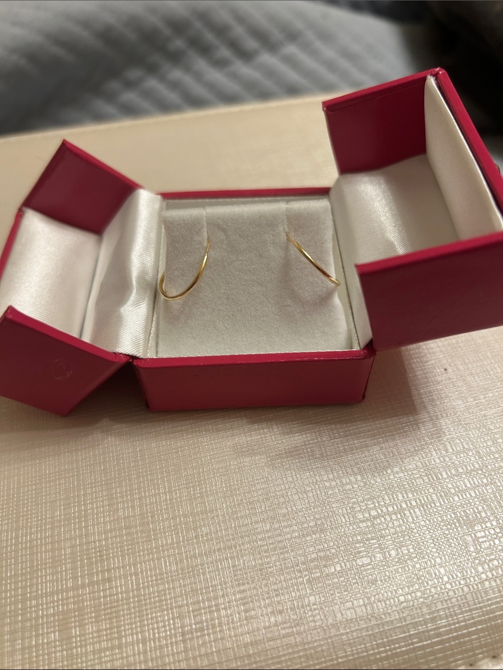 Helen ficalora Dainty Gold Hoop Earrings